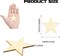 Wooden Stars, 100 Pcs 2 inch Unfinished Wood Pieces - Christmas Blank Cutouts Ornaments - Ideal for Craft Projects, Christmas Party and Wedding Decorations